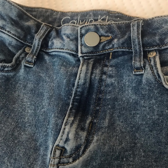 Calvin Klein Acid Washed Denim Jeans - Picture 6 of 7